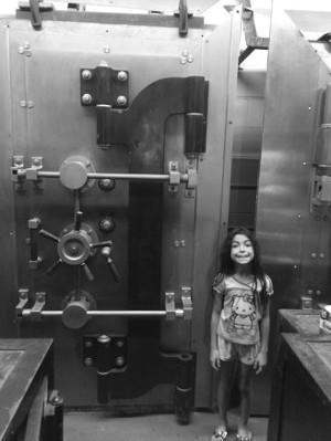 Girl Inside Vault